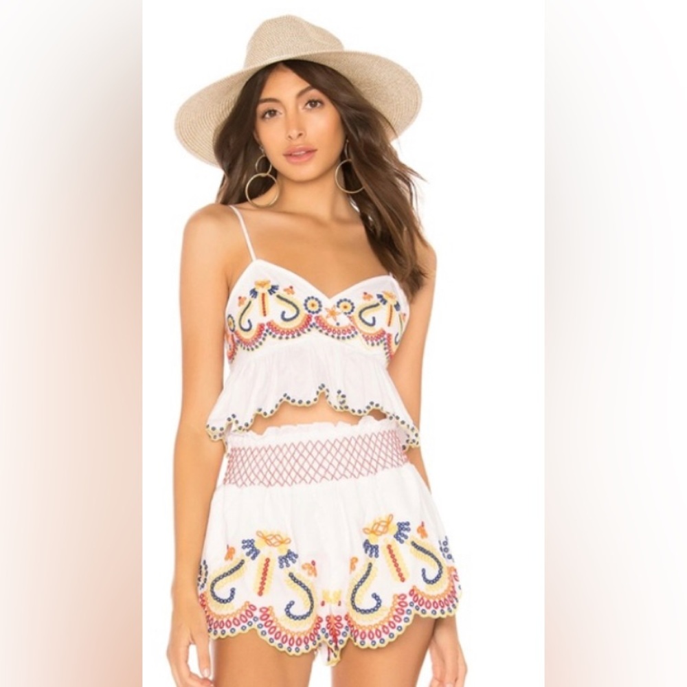 Tularosa Florence Top Preowned In White Size Small